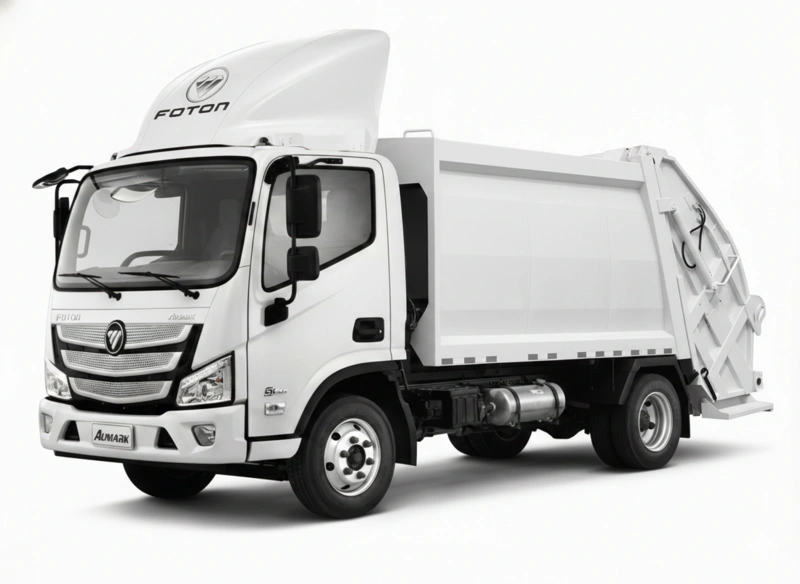 Foton S6 con compactador de basura de 13 yardas