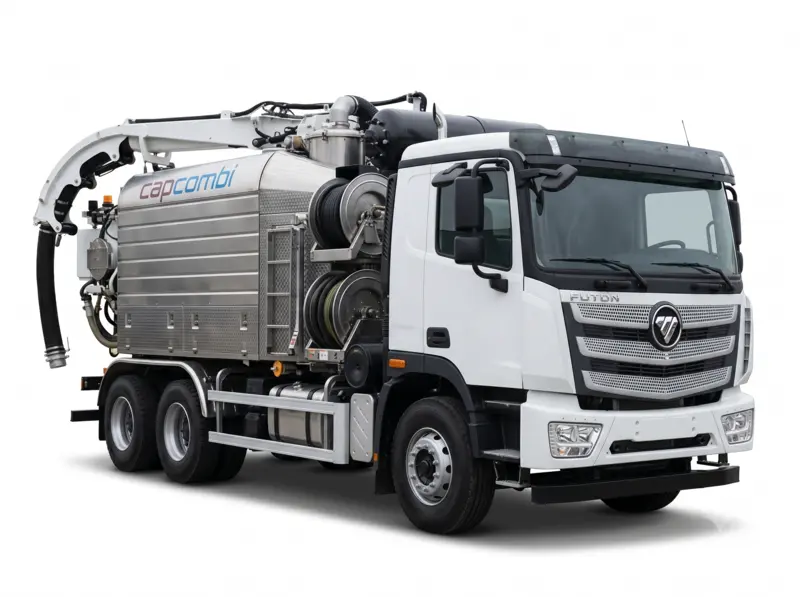 camión vactor sobre chasis foton foton